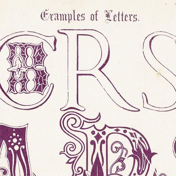 ե٥å Examples of Letters ݥե ꥹ ƥץ 1900ǯ 1024