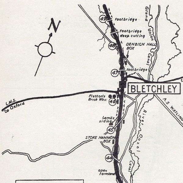 CHEDDINGTONʥǥȥˡBLETCHLEYʥ֥å꡼˼ Ŵƻ롼ȥޥå ơޥå 1940ǯ ꥹ | 1014