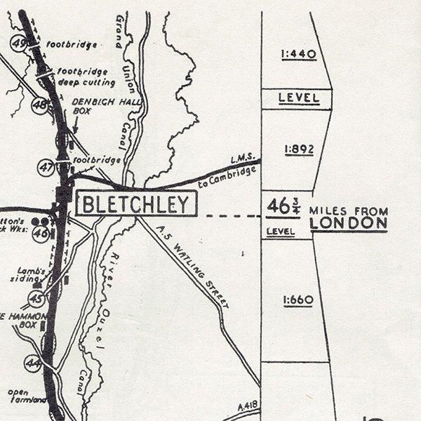 CHEDDINGTONʥǥȥˡBLETCHLEYʥ֥å꡼˼ Ŵƻ롼ȥޥå ơޥå 1940ǯ ꥹ | 1014