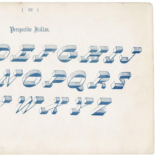 ե٥å Perspective Italian  ʸ ݥե ꥹ ƥץ 1900ǯ 1030