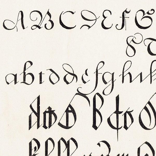 ե٥å Engrossing and Court Hand ݥե ꥹ ƥץ 1900ǯ 1032