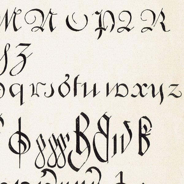 ե٥å Engrossing and Court Hand ݥե ꥹ ƥץ 1900ǯ 1032