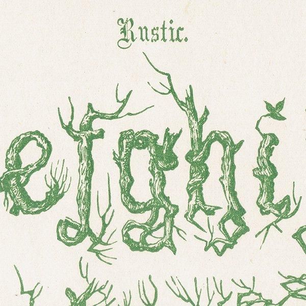ե٥å Rustic ʸȿ ݥե ꥹ ƥץ 1900ǯ 1033