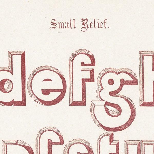 ե٥å Small Relief ꡼ ʸ ݥե ꥹ ƥץ 1900ǯ 1040