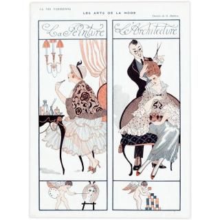 ジョルジュ・バルビエ(George Barbier) - 古いプリント・古い ジョルジュ・バルビエ(George Barbier) - 古いプリント・古い