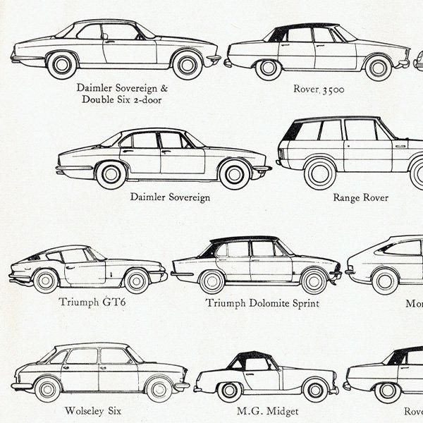 BRITISH LEYLAND ֥ƥå塦쥤 ưֲ Rover Austin Miniʤ 1970ǯ ơ 0193