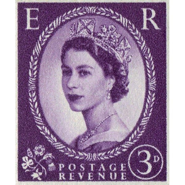英国のエリザベス2世（エリザベス女王）古い切手 3d 1960年代 未