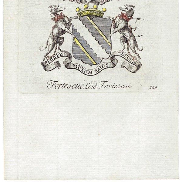 ѹ² Fortescue Lord Fortescueʥեƥ塼ߡˡ   ƥ ץ 1779ǯ  |  1225