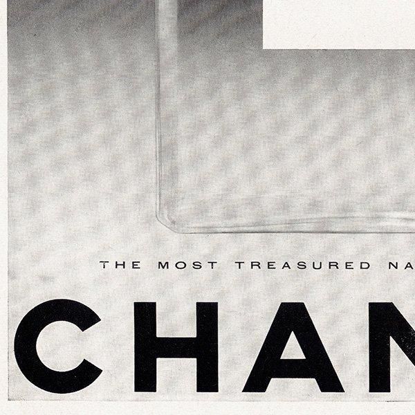 シャネル N°5(CHANEL) 香水 古い広告（ヴィンテージ広告） 1956