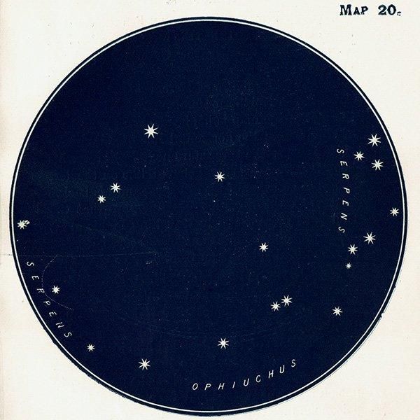 ŷʸء SerpensʤؤӺ¡OphiuchusʤؤӤĤ¡ Map20 1909ǯ ꥹ ƥ ץ | 1020
