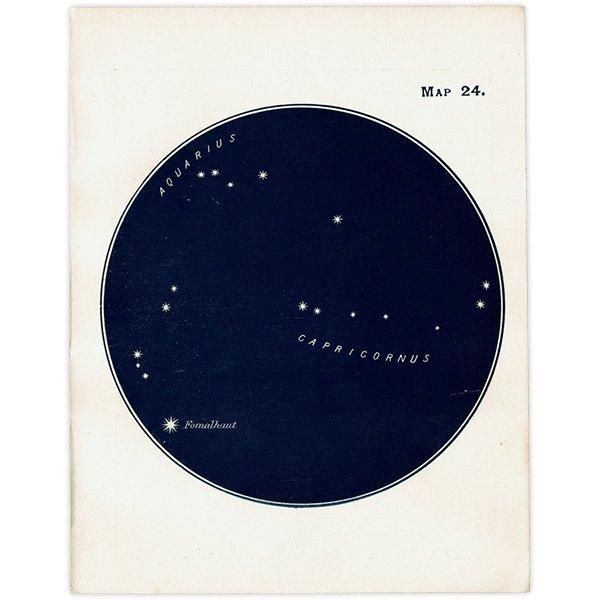 ŷʸء Aquariusʤߤ¡Capricornusʤ䤮¡Fomalhautʥեޥϥȡ Map24 1909ǯ ꥹ ƥ ץ | 1024