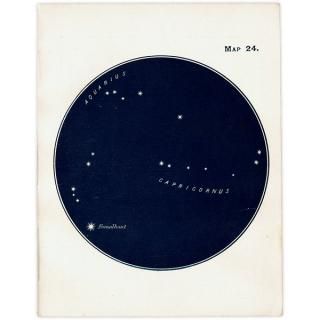 ŷʸء Aquariusʤߤ¡Capricornusʤ䤮¡Fomalhautʥեޥϥȡ Map24 1909ǯ ꥹ ƥ ץ | 1024