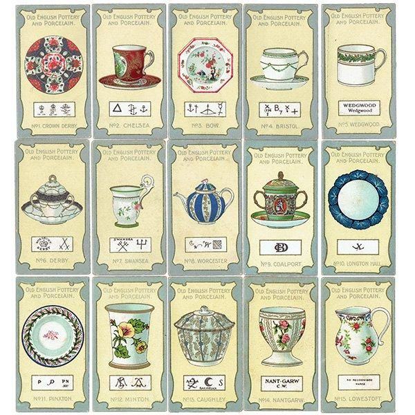 ꥹ åȥ ƫ亮꡼ 1stOLD ENGLISH POTTERY AND PORCELAIN 50ե륻å 1912ǯ 1001