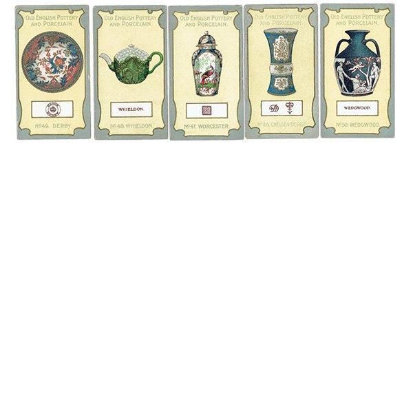 イギリス シガレットカード 陶磁器シリーズ 1st（OLD ENGLISH