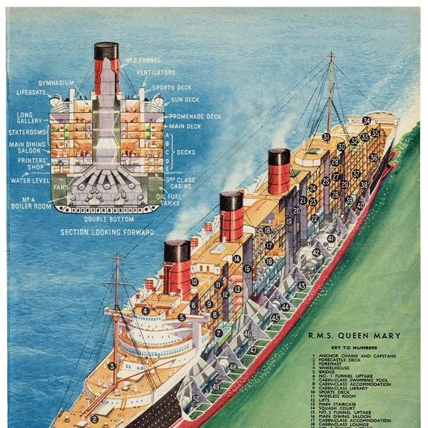 R.M.S. QUEEN MARY 󡦥꡼ () 1948ǯ ꥹ ơץ γ 1009