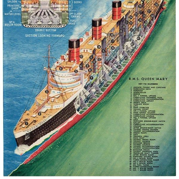 R.M.S. QUEEN MARY 󡦥꡼ () 1948ǯ ꥹ ơץ γ 1009