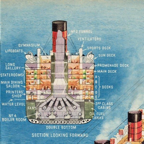R.M.S. QUEEN MARY クイーン・メリー (客船) 1948年 イギリス R.M.S. QUEEN MARY クイーン・メリー (客船) 1948年 イギリス