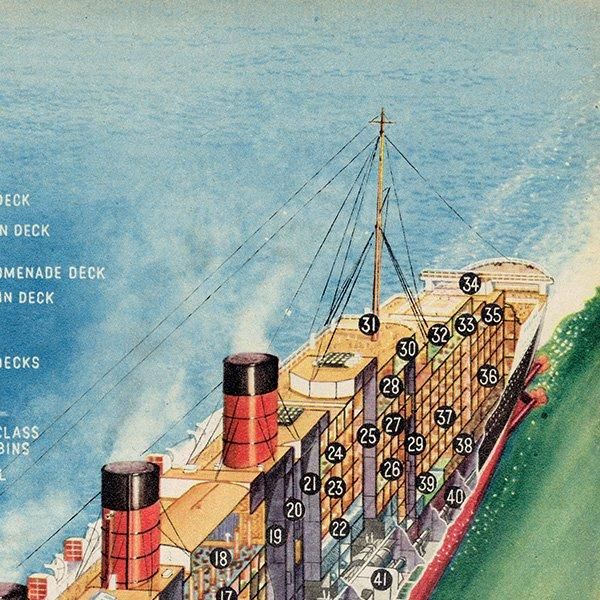 R.M.S. QUEEN MARY 󡦥꡼ () 1948ǯ ꥹ ơץ γ 1009