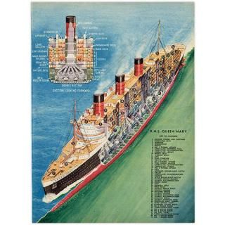 R.M.S. QUEEN MARY 󡦥꡼ () 1948ǯ ꥹ ơץ γ 1009