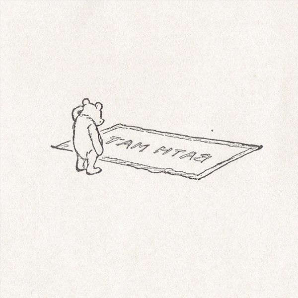 Winnie-the-Pooh  ޤΥס BATH MAT ơץ 1965ǯǤ W11012