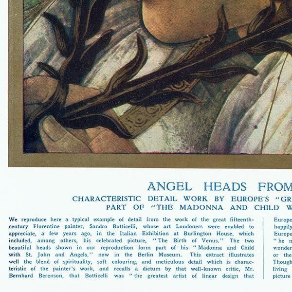 ɥܥåƥå Mary with Child and Singing Angels ꥹ ƥ 1933ǯ 0271