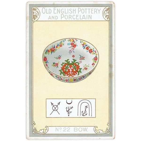 BOW ܥ ѹƫ OLD ENGLISH POTTERY and PORCELAIN ݥȥ ꥹ ƥ 1912ǯ 1112