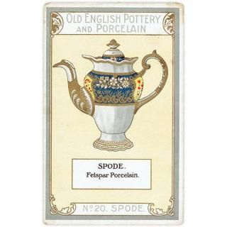 SPODE ݡ ѹƫ OLD ENGLISH POTTERY and PORCELAIN ݥȥ ꥹ ƥ 1912ǯ 1104