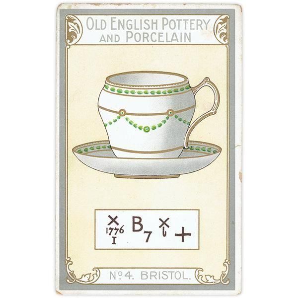 BRISTOL ֥ꥹȥ ѹƫ OLD ENGLISH POTTERY and PORCELAIN ݥȥ ꥹ ƥ 1912ǯ 1102