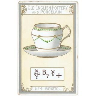 BRISTOL ֥ꥹȥ ѹƫ OLD ENGLISH POTTERY and PORCELAIN ݥȥ ꥹ ƥ 1912ǯ 1102
