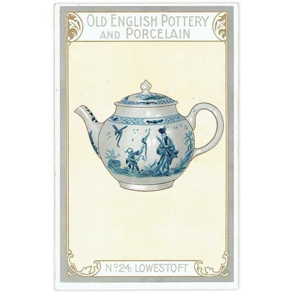 LOWESTOFT ȥե ѹƫ OLD ENGLISH POTTERY and PORCELAIN ݥȥ ꥹ ƥ 1912ǯ 1114