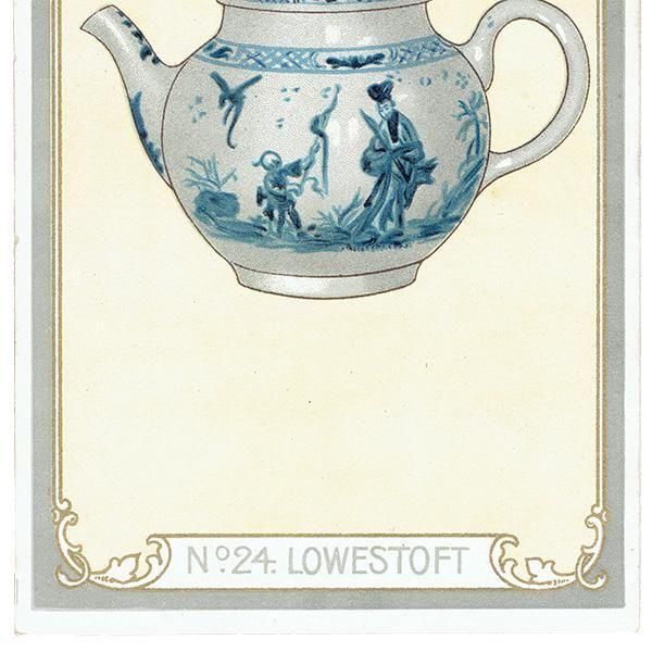 LOWESTOFT ȥե ѹƫ OLD ENGLISH POTTERY and PORCELAIN ݥȥ ꥹ ƥ 1912ǯ 1114