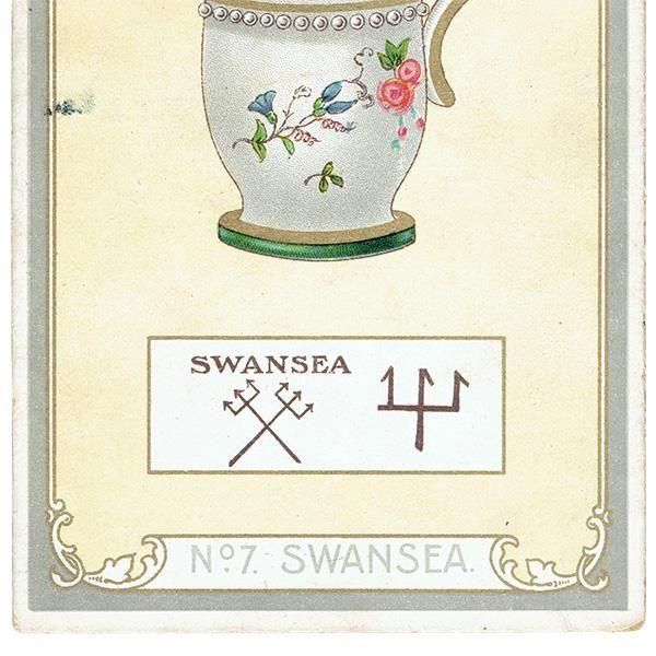 SWANSEA 󥸡 ѹƫ OLD ENGLISH POTTERY and PORCELAIN ݥȥ ꥹ ƥ 1912ǯ 1116