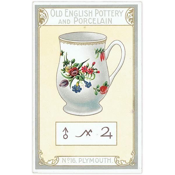 PLYMOUTH ץޥ ѹƫ OLD ENGLISH POTTERY and PORCELAIN ݥȥ ꥹ ƥ 1912ǯ 1120