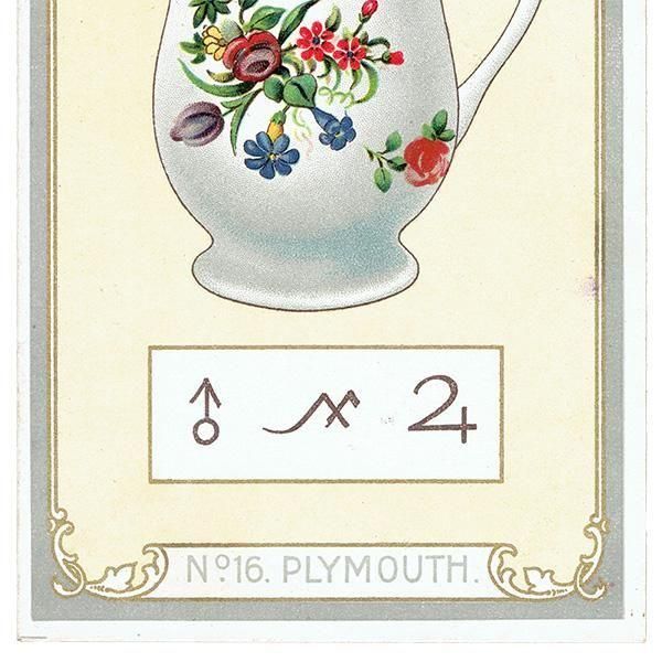 PLYMOUTH ץޥ ѹƫ OLD ENGLISH POTTERY and PORCELAIN ݥȥ ꥹ ƥ 1912ǯ 1120