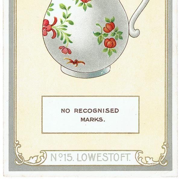 LOWESTOFT ȥե ѹƫ OLD ENGLISH POTTERY and PORCELAIN ݥȥ ꥹ ƥ 1912ǯ 1121