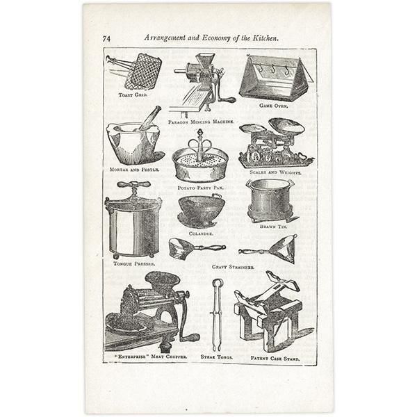 ߥӡȥβܤ åʡArrangement and Economy of the Kichen 1895ǯ ꥹƥץ 0152