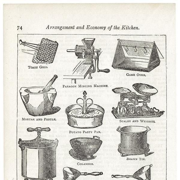 ߥӡȥβܤ åʡArrangement and Economy of the Kichen 1895ǯ ꥹƥץ 0152