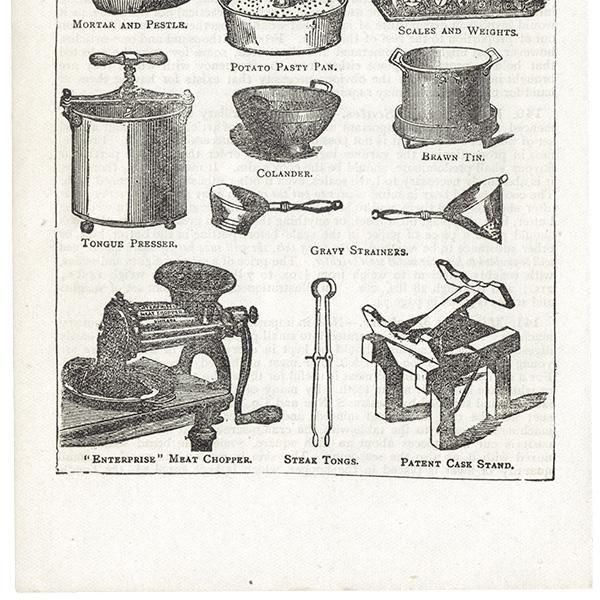 ߥӡȥβܤ åʡArrangement and Economy of the Kichen 1895ǯ ꥹƥץ 0152