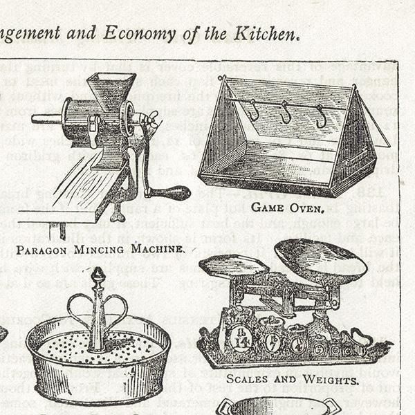 ߥӡȥβܤ åʡArrangement and Economy of the Kichen 1895ǯ ꥹƥץ 0152