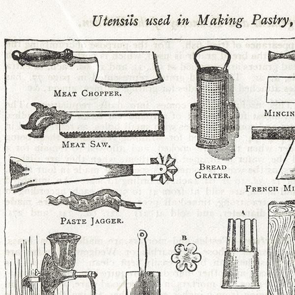 ߥӡȥβܤ Utensils used in Making Pastry 1895ǯ ꥹƥץ 0153