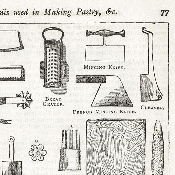 ߥӡȥβܤ Utensils used in Making Pastry 1895ǯ ꥹƥץ 0153