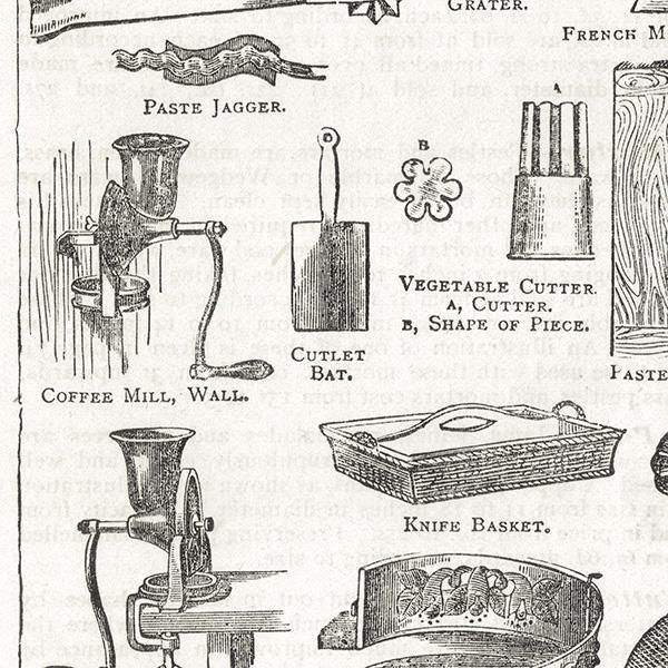 ߥӡȥβܤ Utensils used in Making Pastry 1895ǯ ꥹƥץ 0153