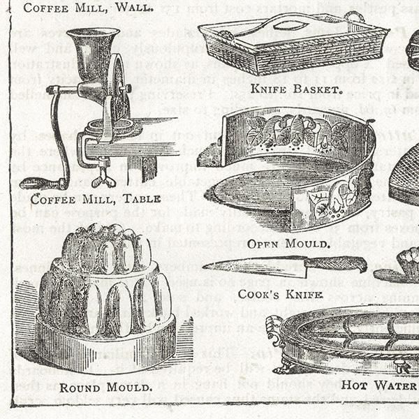 ߥӡȥβܤ Utensils used in Making Pastry 1895ǯ ꥹƥץ 0153