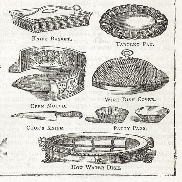ߥӡȥβܤ Utensils used in Making Pastry 1895ǯ ꥹƥץ 0153