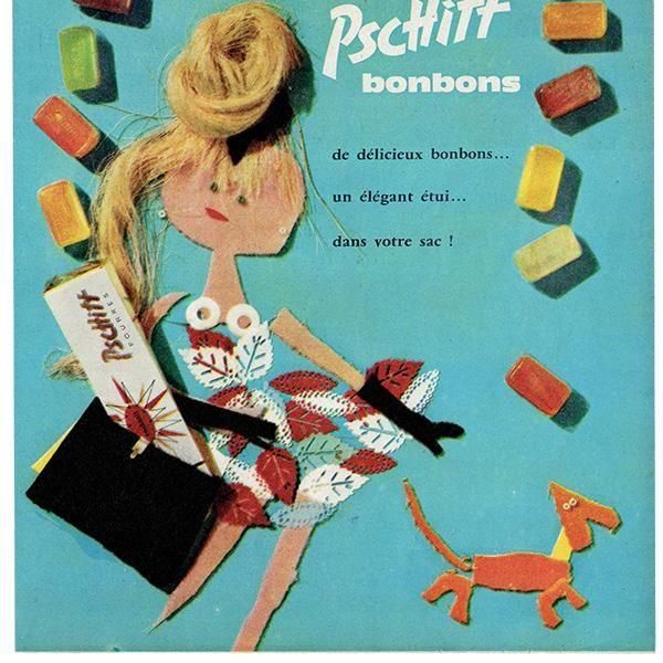 PSCHITT bonbons / ǥ 1962ǯ ե󥹤θŤʥơ  0525