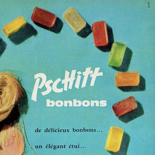 PSCHITT bonbons / ǥ 1962ǯ ե󥹤θŤʥơ  0525