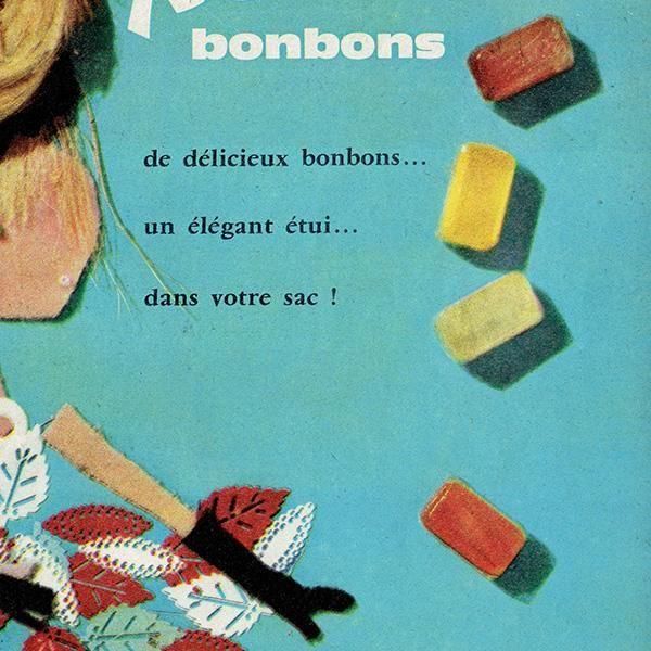 PSCHITT bonbons / ǥ 1962ǯ ե󥹤θŤʥơ  0525