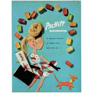 PSCHITT bonbons / ǥ 1962ǯ ե󥹤θŤʥơ  0525
