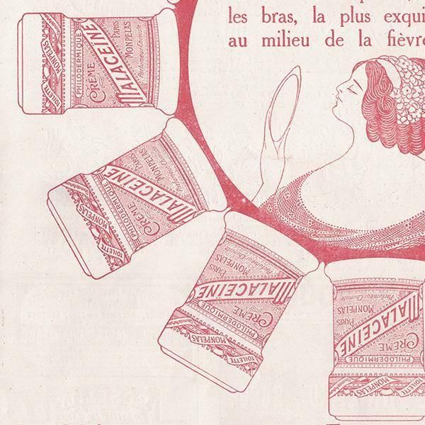 Malaceine  MONPELAS PARIS 1920ǯ ե󥹤θŤʥơ  0533