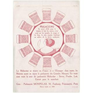 Malaceine  MONPELAS PARIS 1920ǯ ե󥹤θŤʥơ  0533